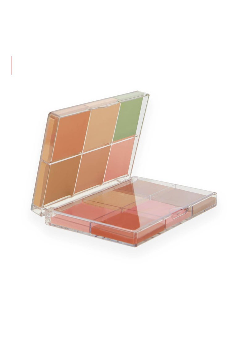 REVOLUTION Everything Base Face Icon Complexion Palette Light - Image 5